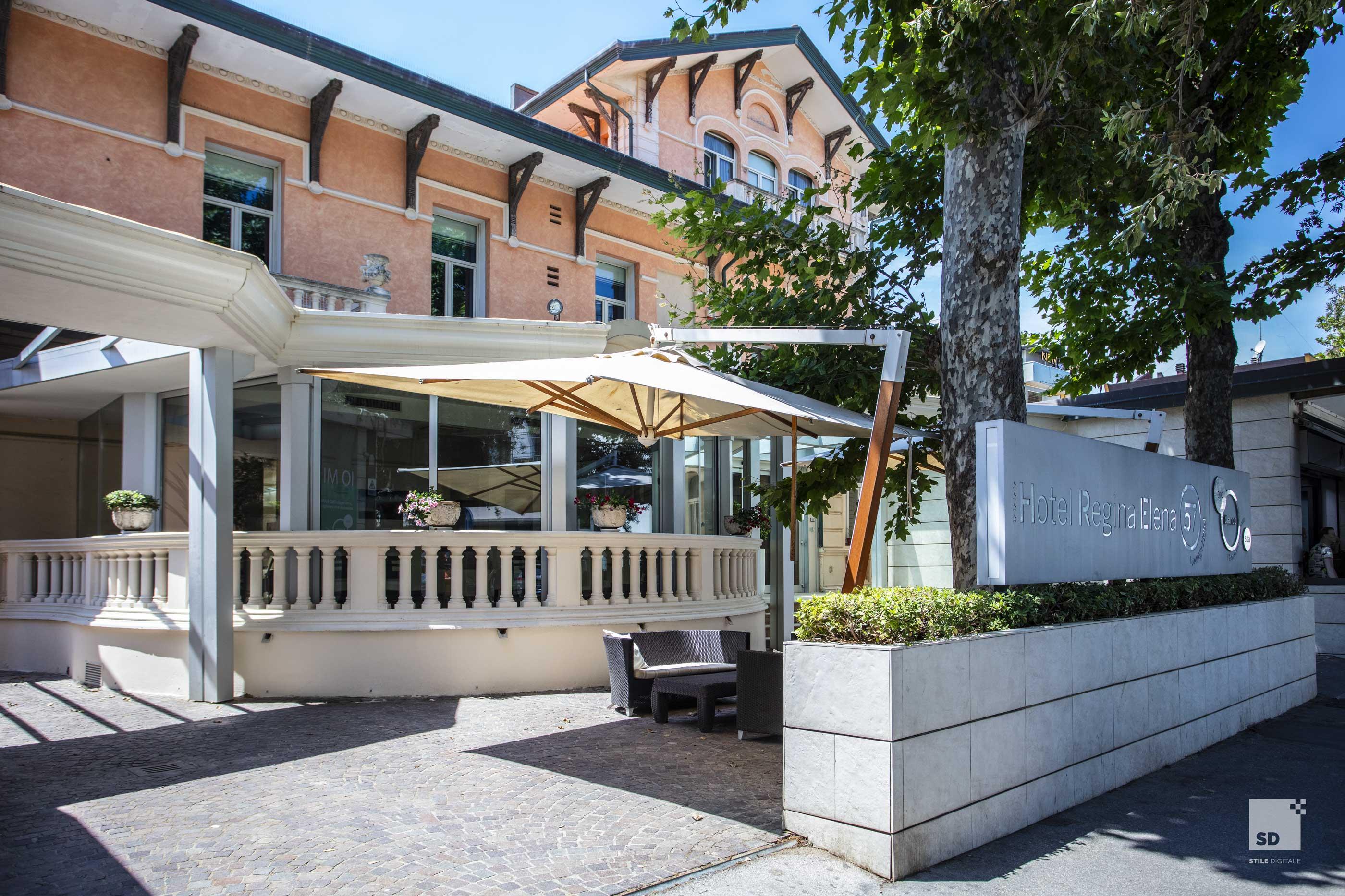 Hotel Regina Elena 57 & Oro Bianco Spa Rimini Exterior foto